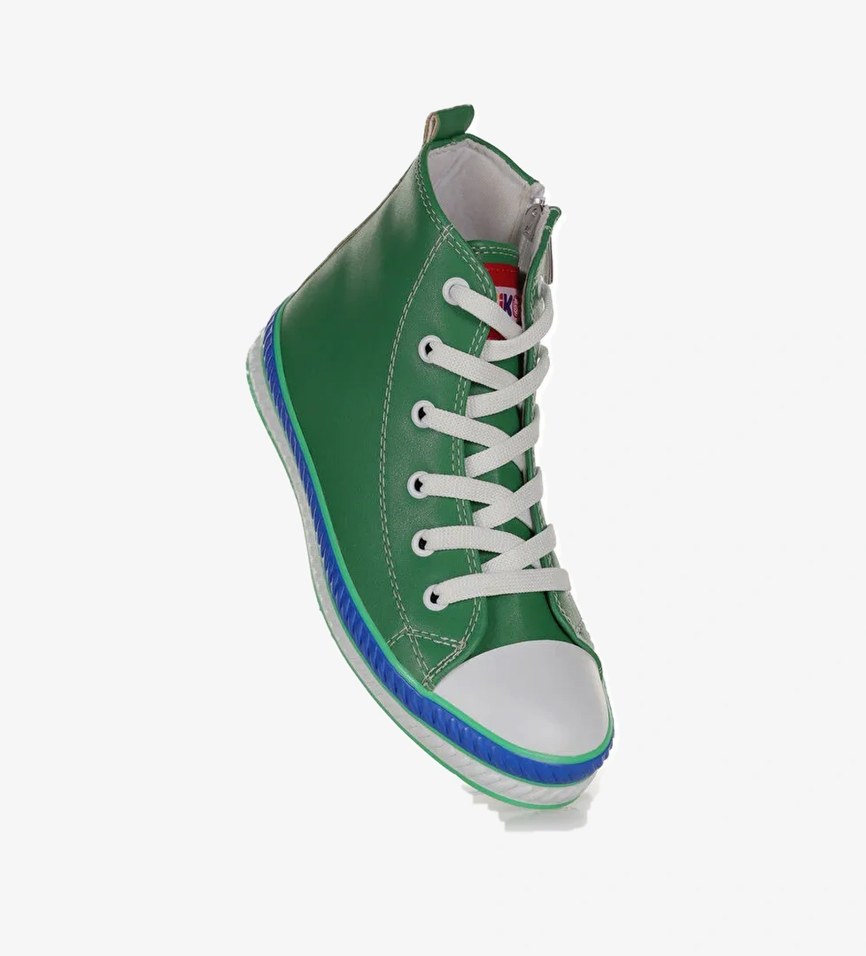 Pant Günlük Bağcıklı Fermuarlı Erkek Çocuk Bot Sneaker Ayakkabı - Görsel 1