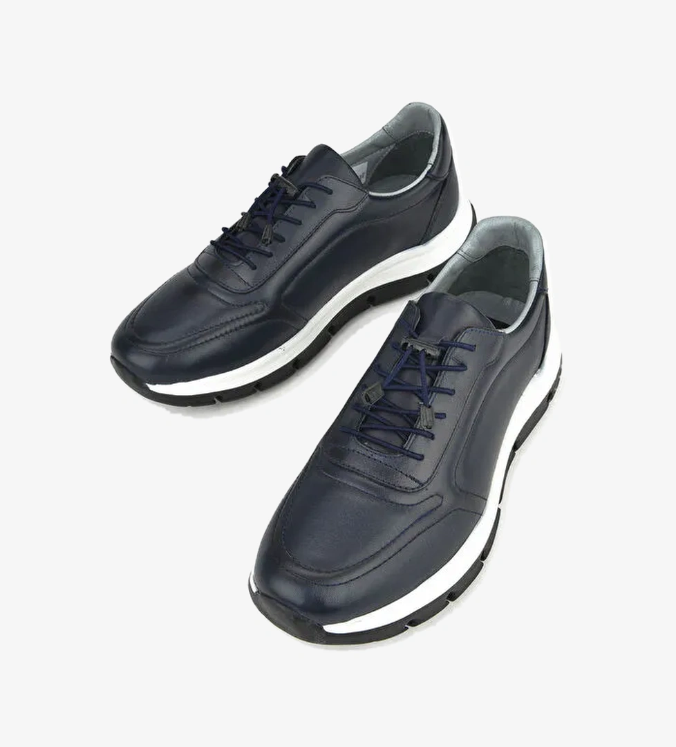 Erkek Hakiki Deri Ayakkabı 1411013Z255 Lacivert