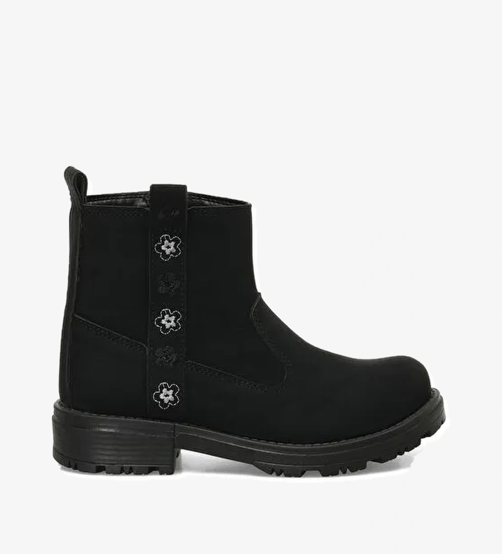 LOUIS.F 4PR Siyah Kız Çocuk Biker Bot - Görsel 1