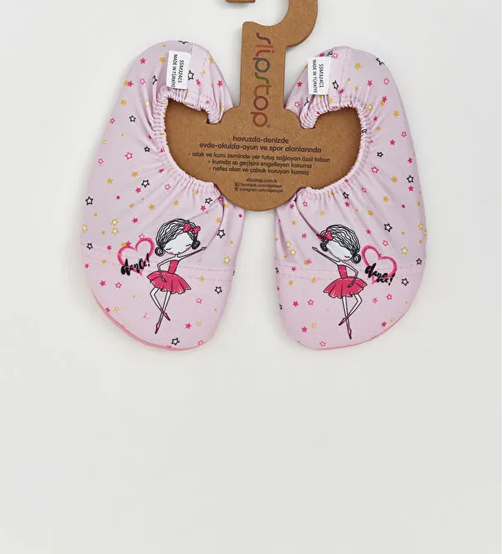 Baskılı Kız Bebek Deniz Ayakkabısı - Görsel 1
