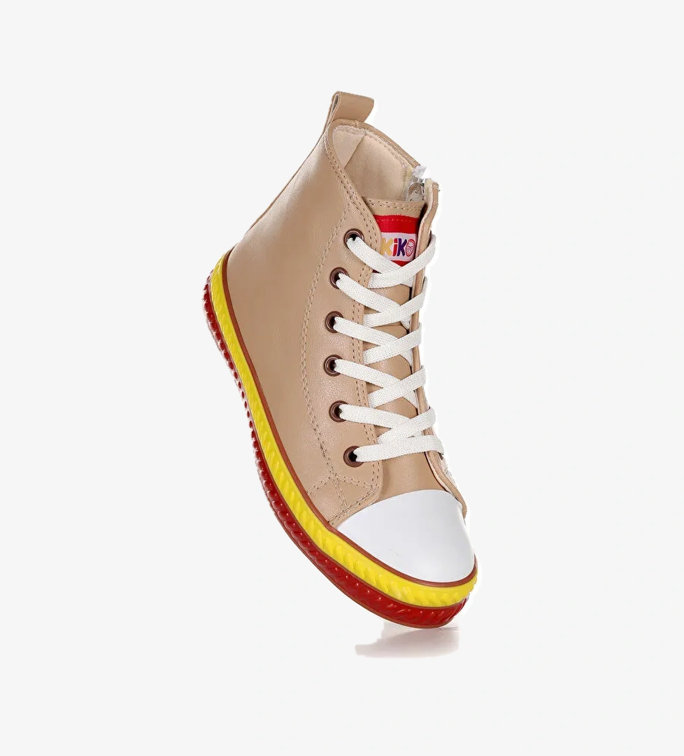 Pant Günlük Bağcıklı Fermuarlı Kız Çocuk Bot Ayakkabı - Görsel 1