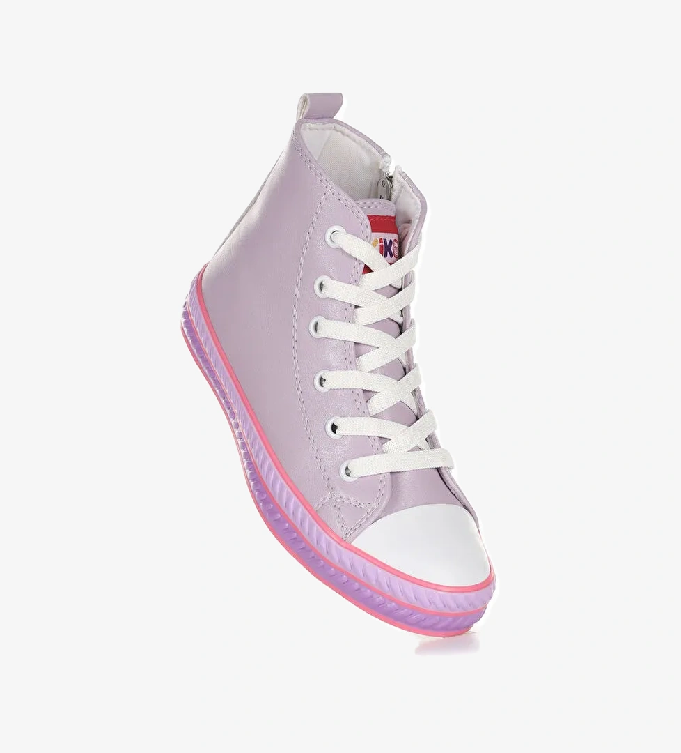 Pant Günlük Bağcıklı Fermuarlı Kız Çocuk Bot Ayakkabı - Görsel 1