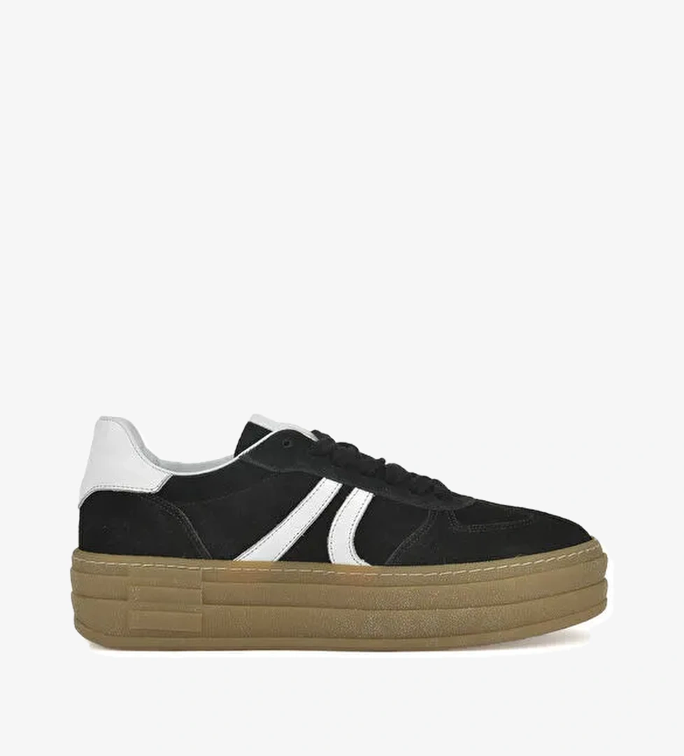 Kadın Hakiki Deri Sneaker 1431000Z6640 Siyah - Görsel 1