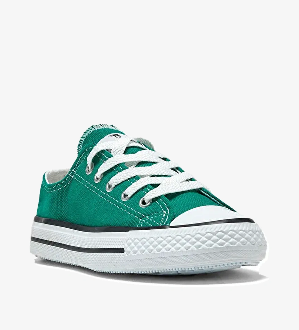 Çocuk Unisex Yeşil Rahat Kalip Bağcıklı Spor Ayakkabı