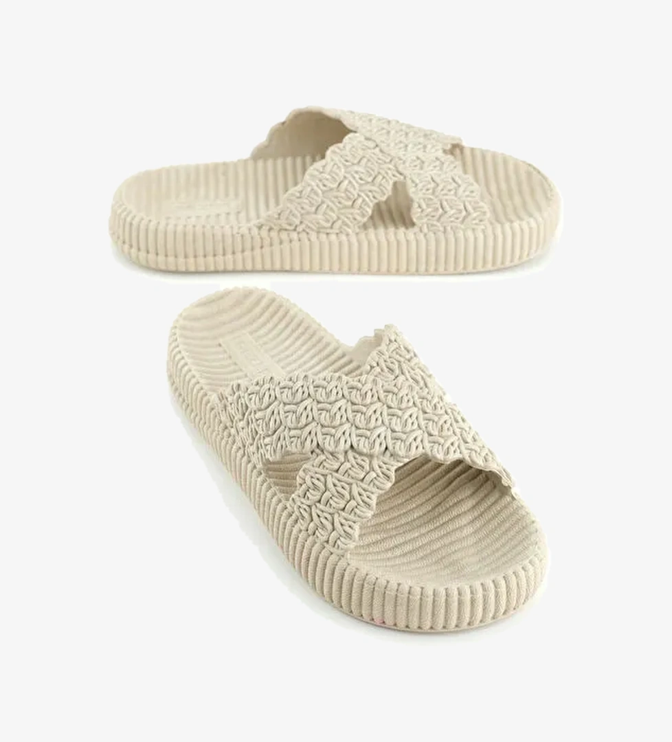 Kadın Yazlık Ev Banyo Islak Zemine Uygun Terlik