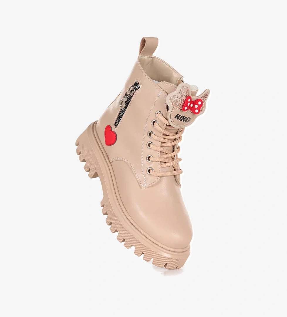 Bella Günlük Fermuarlı Kız Çocuk Bot Ayakkabı - Görsel 1