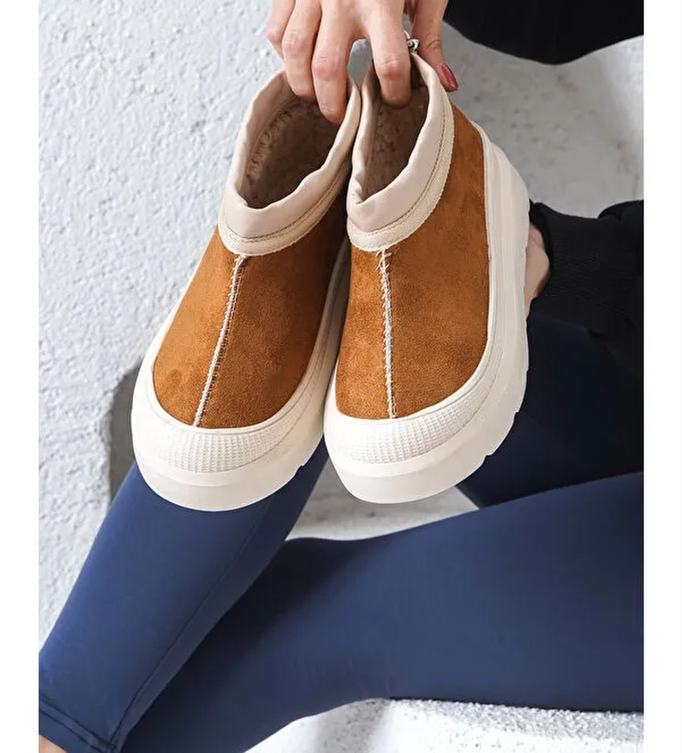 D436 Kadın Soğuk Geçirmez Kışlık Bot - Görsel 1