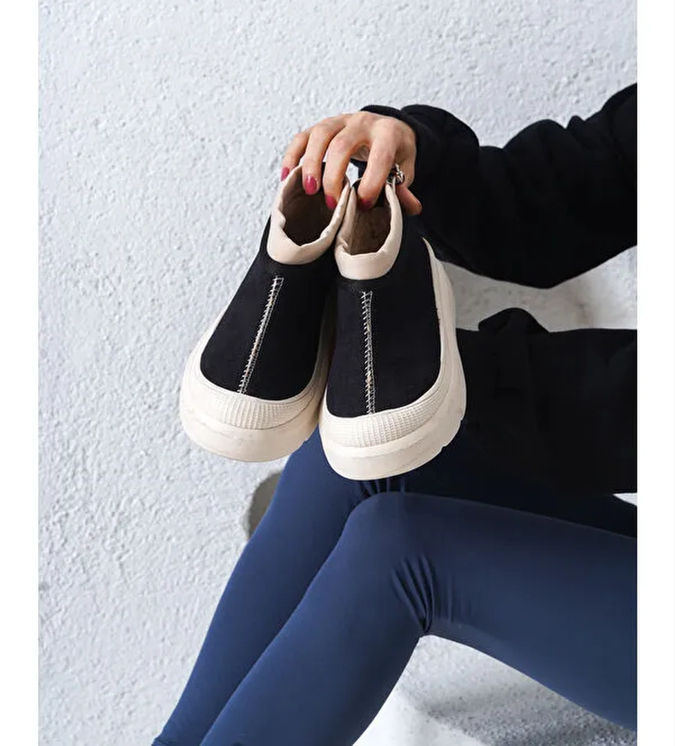 D436 Kadın Soğuk Geçirmez Kışlık Bot