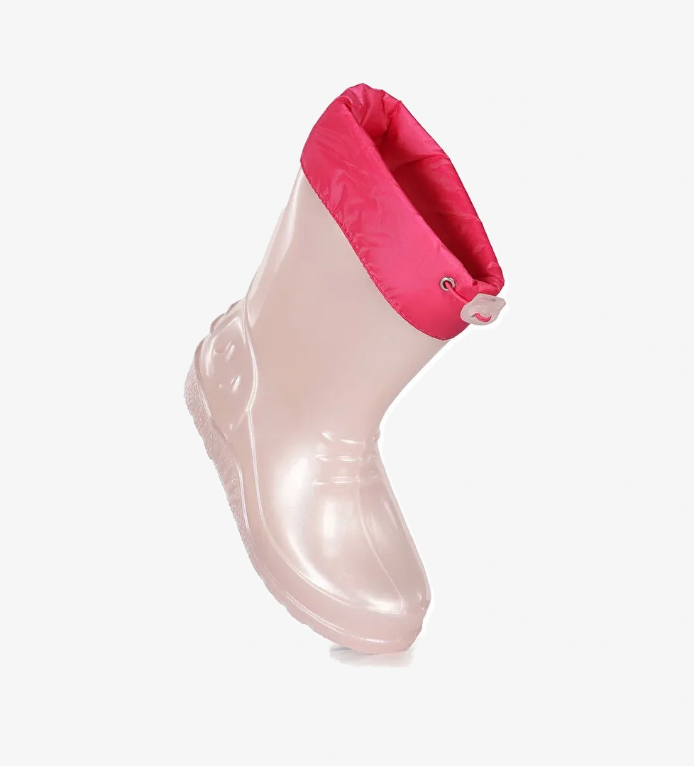 Linze Sedefli Su Geçirmez Kız Çocuk Yağmur Çizmesi - Görsel 1