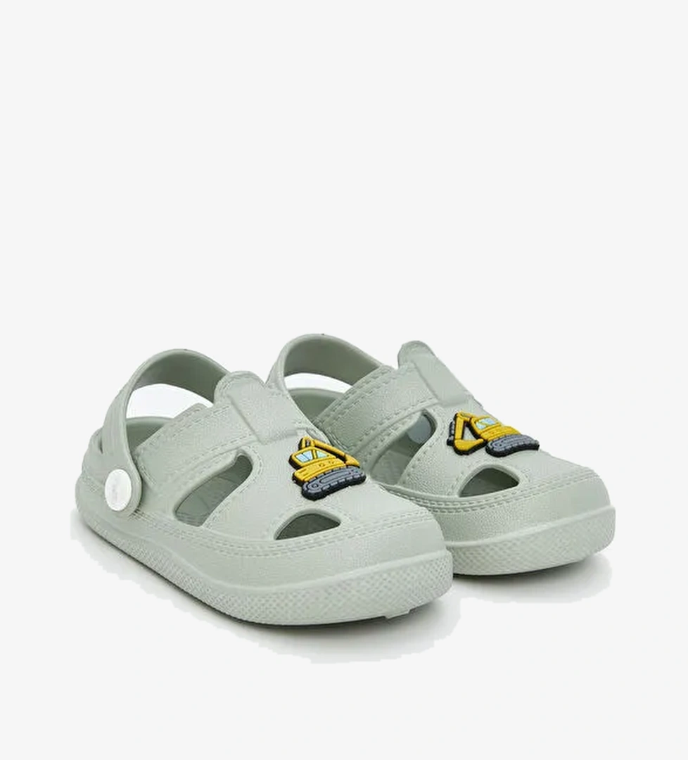 Baskılı Erkek Bebek Sandalet - Görsel 1