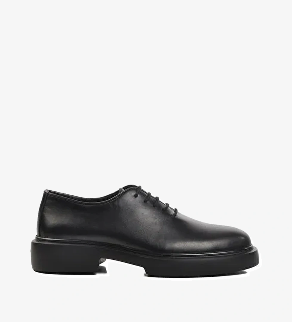 Siyah Hakiki Deri Erkek Klasik Ayakkabı Premium 150 M - Görsel 1
