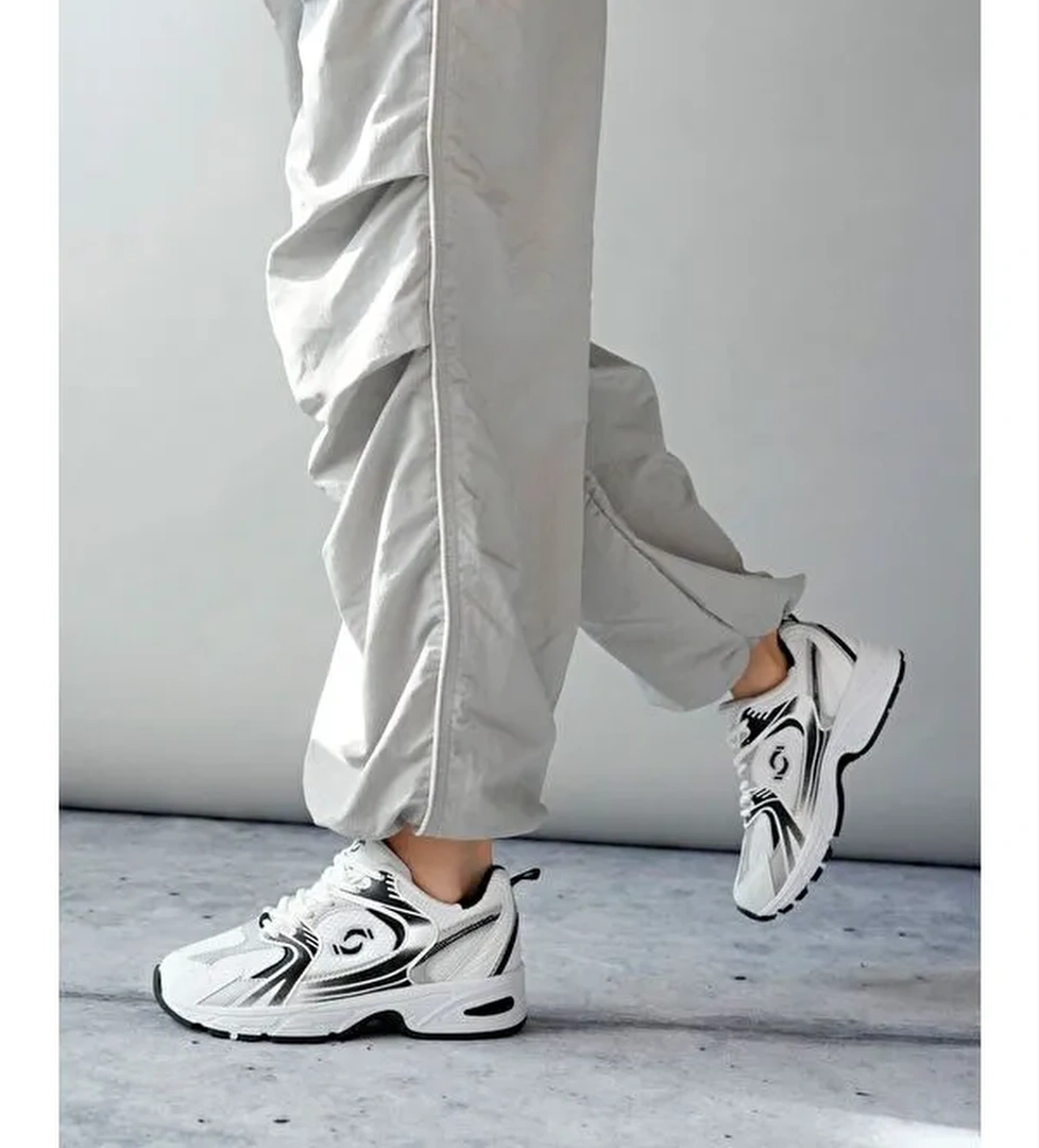 MOJEH Kadin Gunluk Bagcikli Yuruyus Kosu Sneaker Spor Ayakkabi