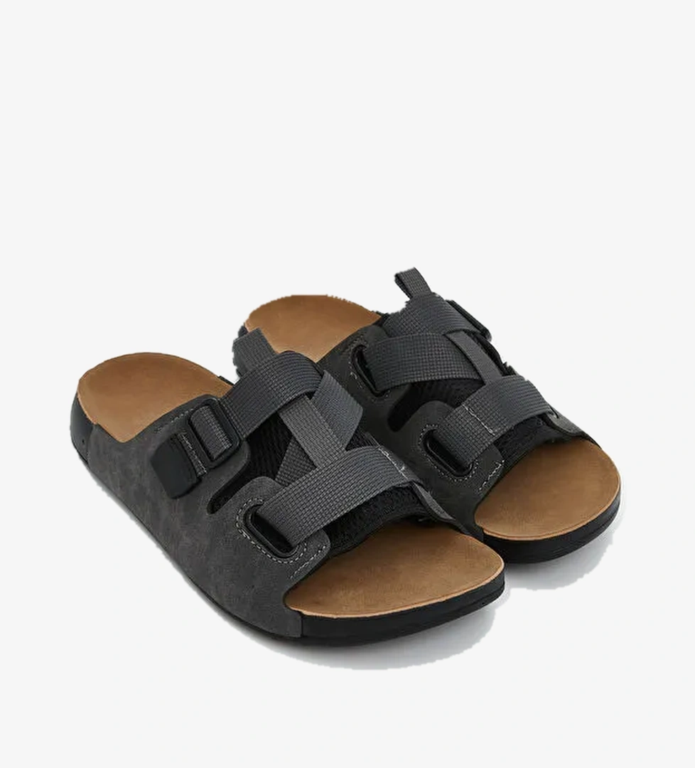 Süet Görünümlü Erkek Terlik