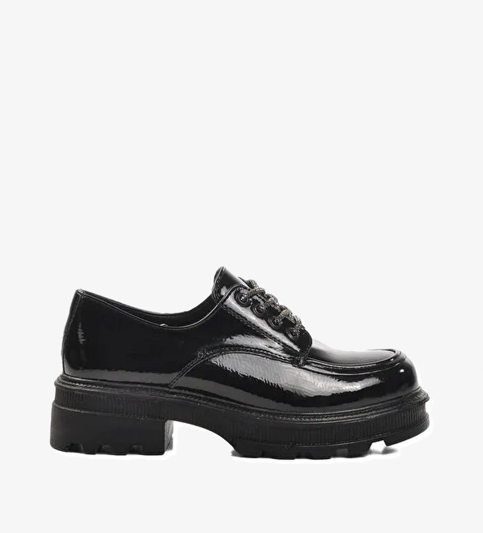 Siyah Rugan Kadın Casual Ayakkabı 7451 Z