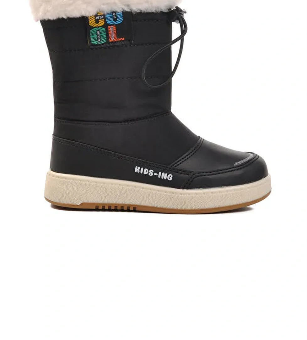 Ayakmod Siyah İçi Polarlı Kız Çocuk Bot Havana P model görseli