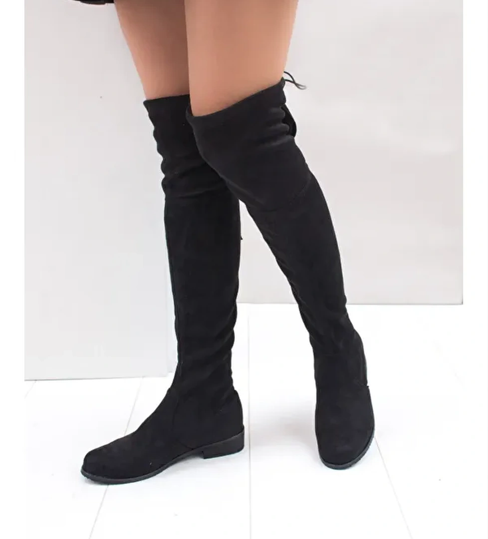 A726545402 Siyah Kadın Çizme - Görsel 1