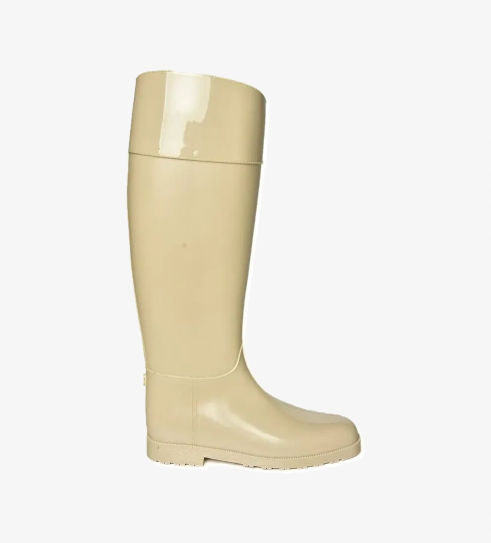 T858712109 Bej Kadın Çizme - Görsel 1