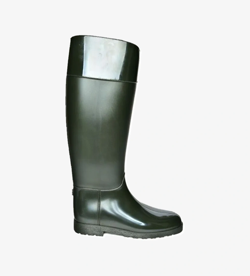 T858712109 Haki Kadın Çizme - Görsel 1