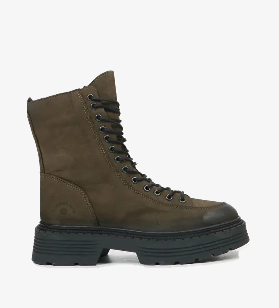 Loberia Hakiki Deri Haki Kadın Bot - Görsel 1