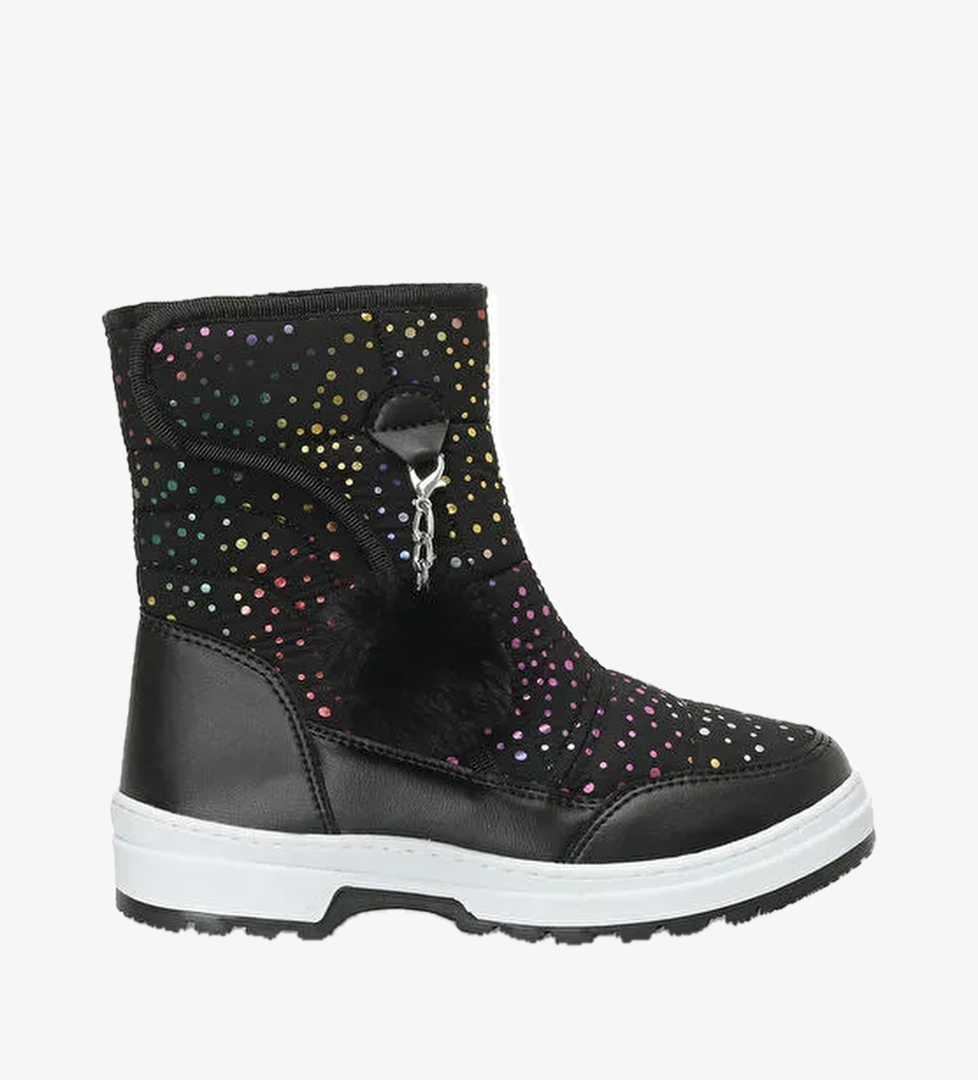 MOSTEN F 4PR Siyah Kız Çocuk Çizme - Görsel 1