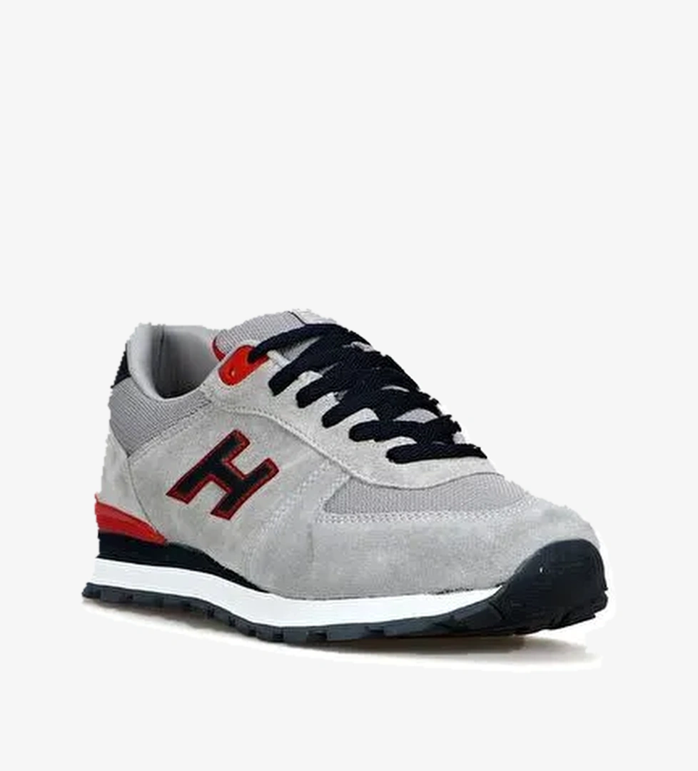 Peru Hakiki Deri Gri Erkek Spor Ayakkabı - Görsel 1