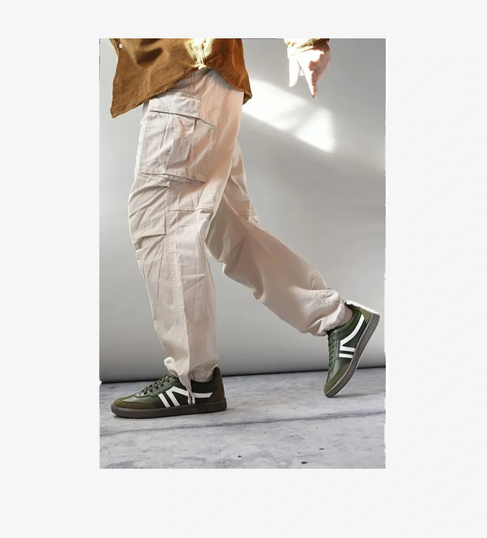 GARCİA Unisex Ortopedik Günlük Bağcıklı Yürüyüş Koşu Sneaker Spor Ayakkabı