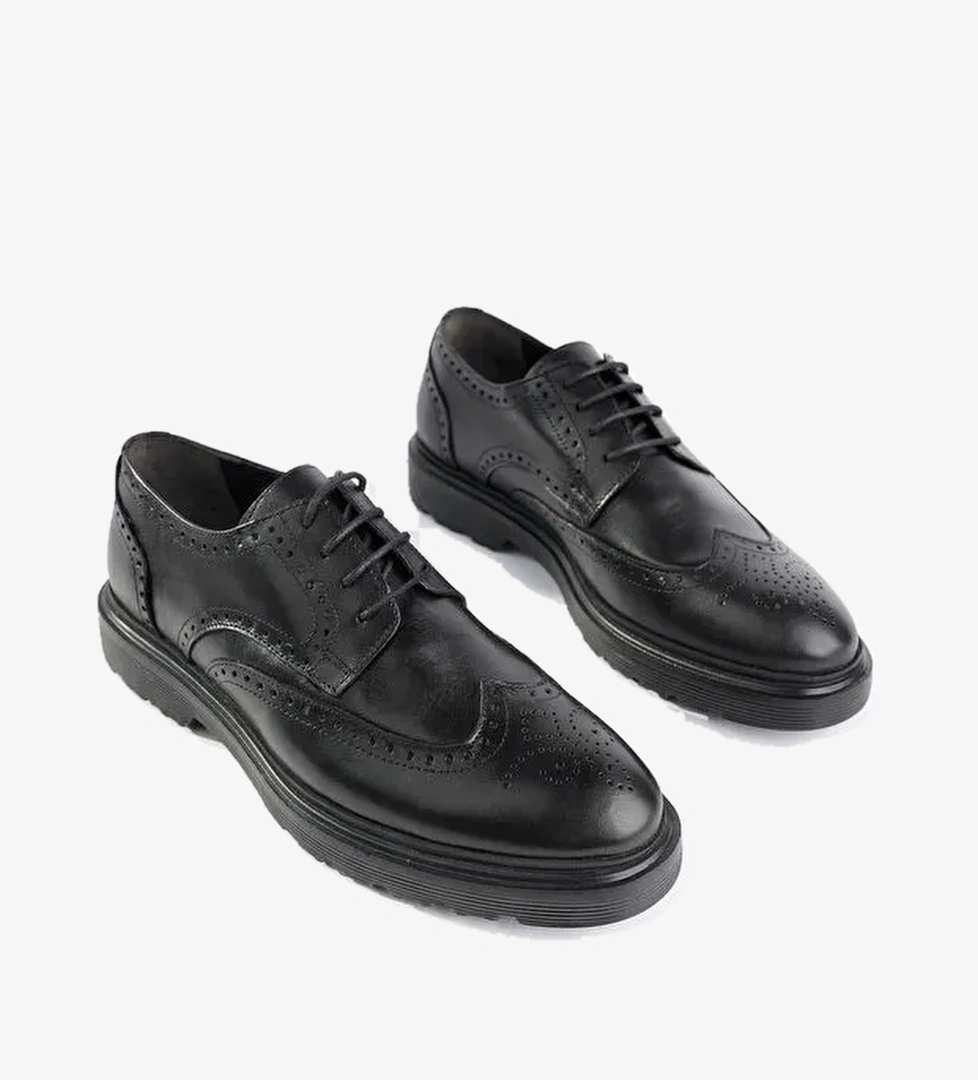 ANDRE Klasik Hakiki Deri Bağcıklı Ortopedik Erkek Casual Ayakkabı