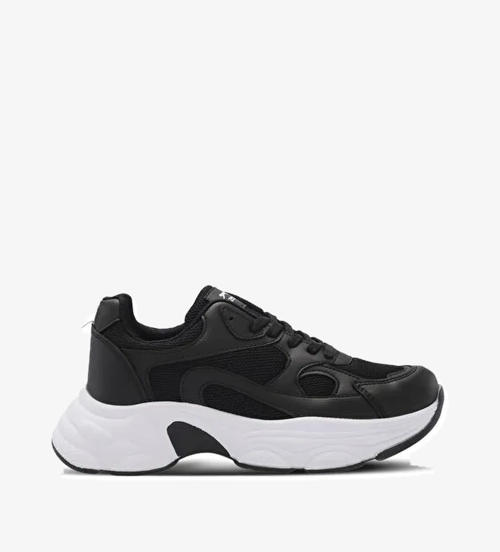 ZUSA Kadın Siyah / Beyaz Koşu & Yürüyüş Spor Ayakkabısı - Görsel 1