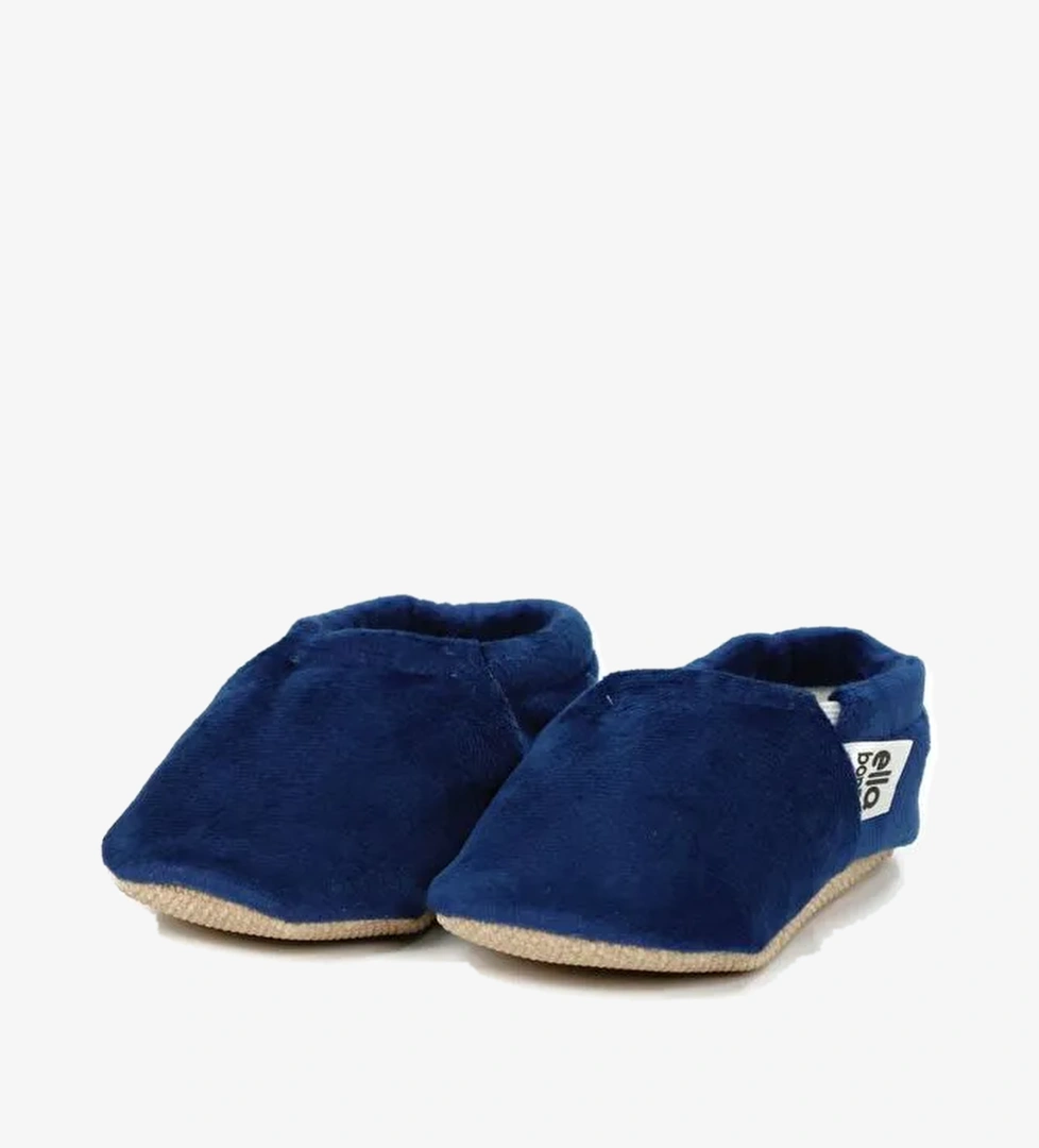 Kadife Bebek Patiği, Kaydırmaz Taban, Kreş Ayakkabısı Patik