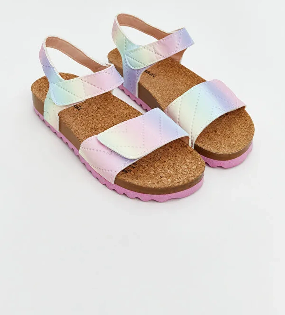 Bilekten Bağlamalı Kız Çocuk Sandalet