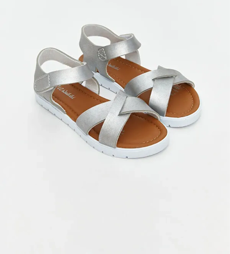 Cırt Cırtlı Kız Çocuk Sandalet - Görsel 1