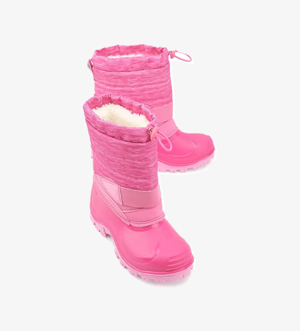 Kışlık Kız Çocuk İçi Sıcak Astarlı Kar Bot Çizme - Görsel 1