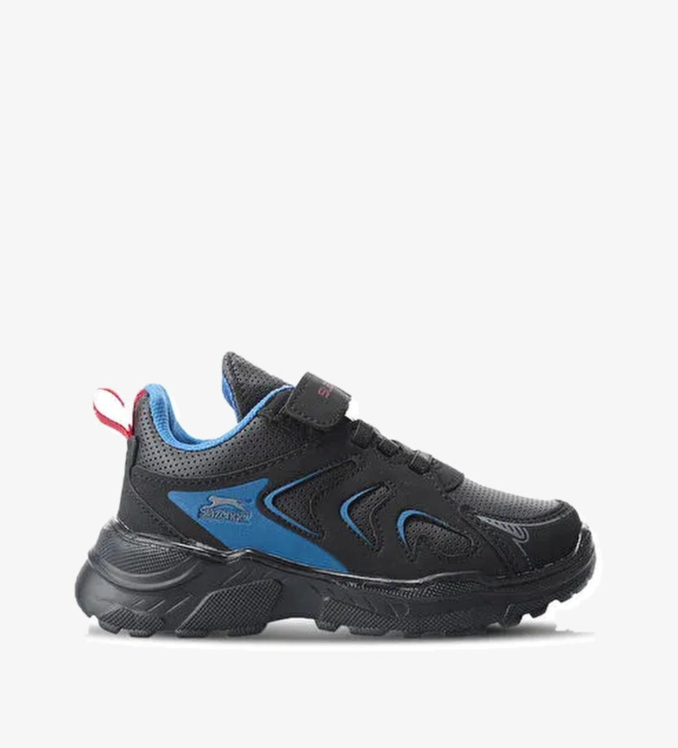 Slazenger Kaneva I Erkek Çocuk Sneaker Ayakkabı Siyah / model görseli