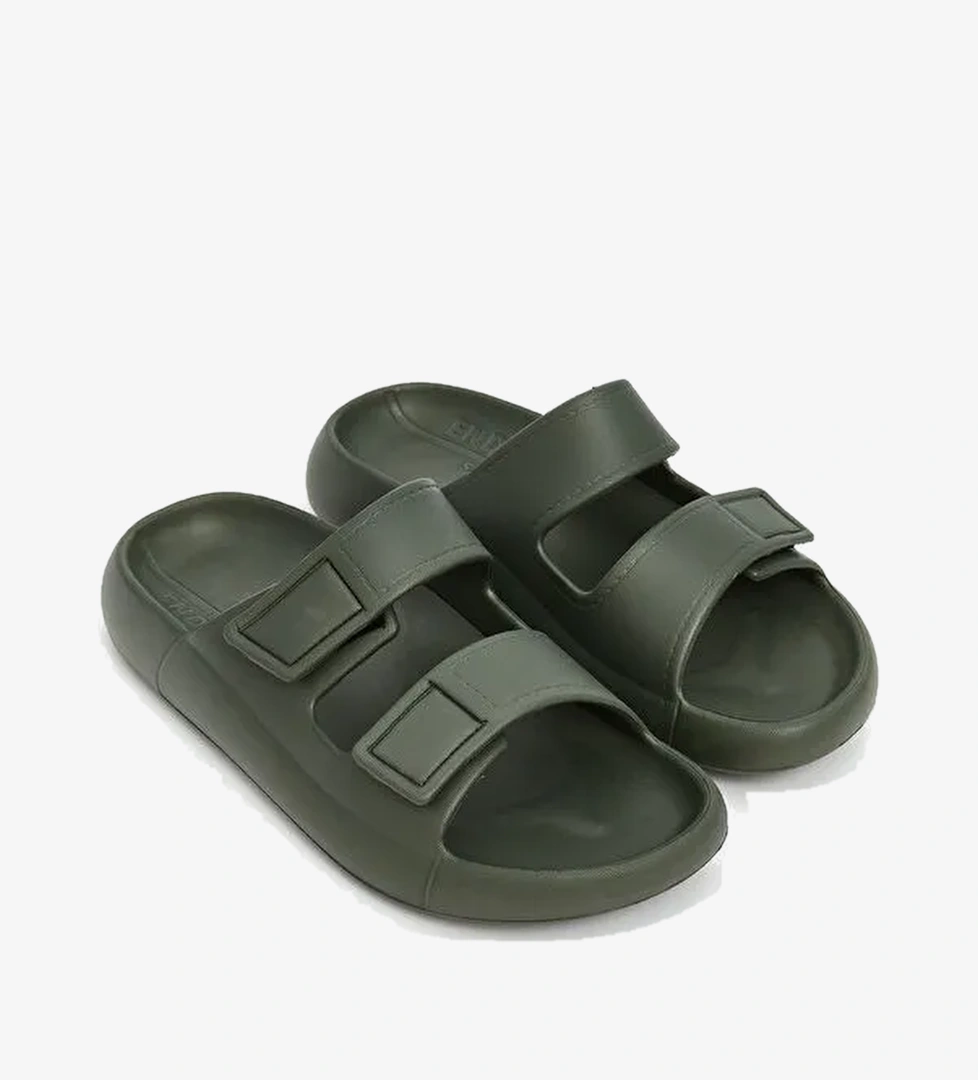 Lcw Steps Bej Lcw Steps Çift Bantlı Erkek Terlik
