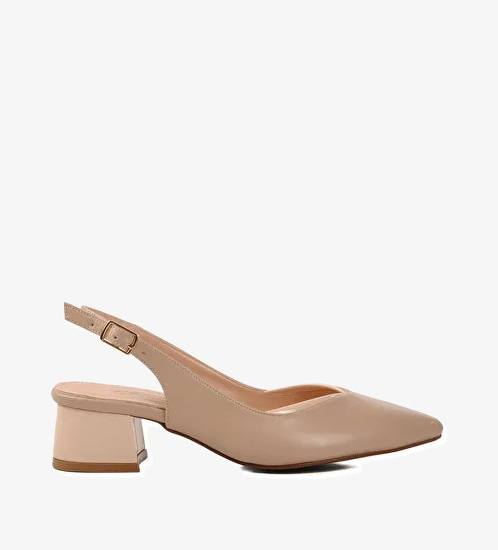 Bej Kadın Abiye Ayakkabı 357115 Z