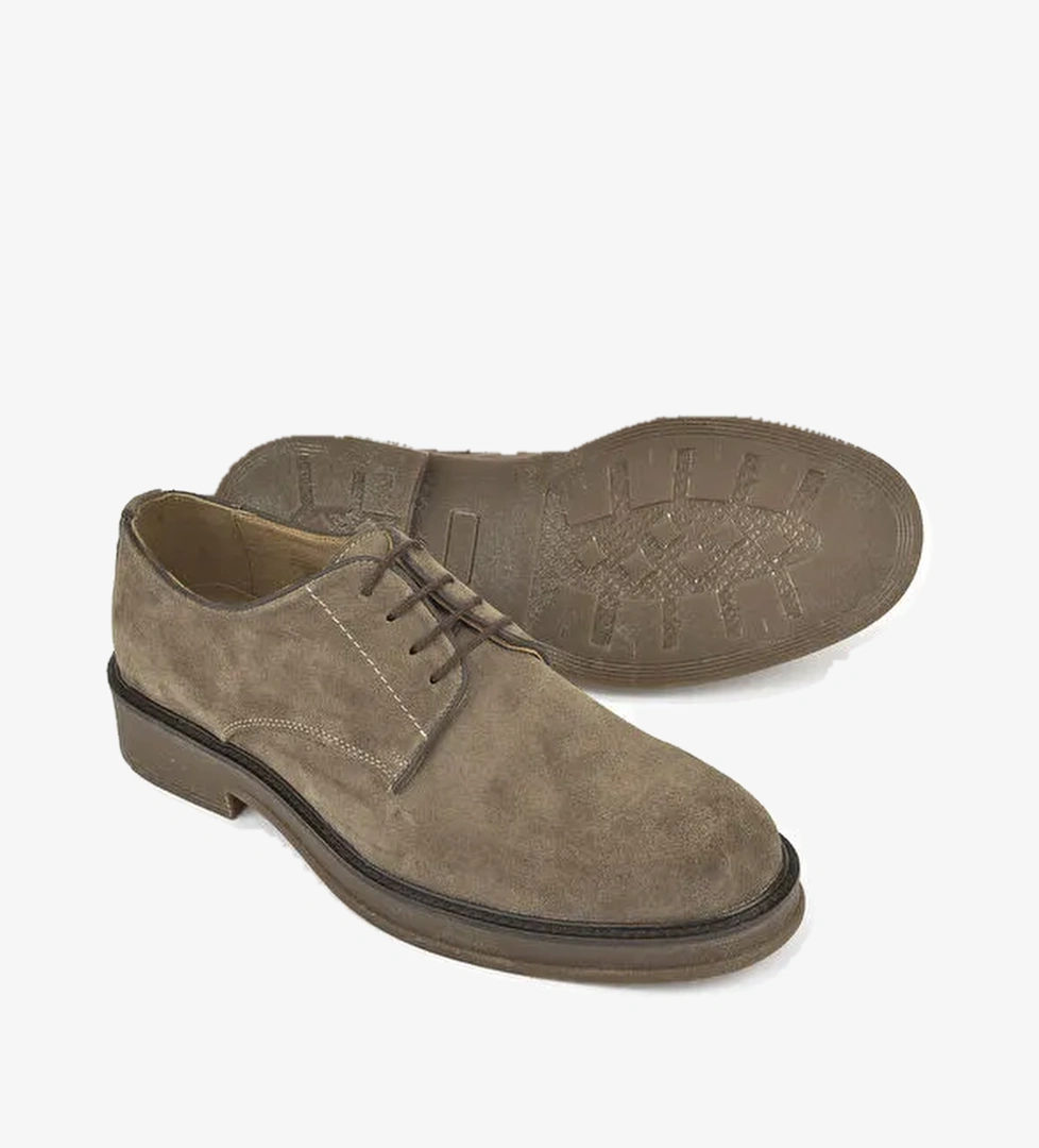 Erkek Hakiki Deri Ayakkabı 1431043Z0210 Vizon