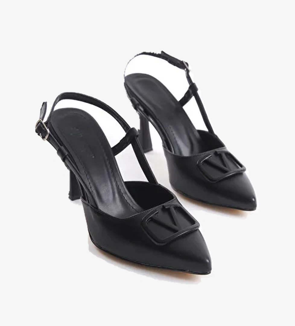 Daxtors Semira Kadın Günlük Klasik Topuklu Ayakkabı model görseli