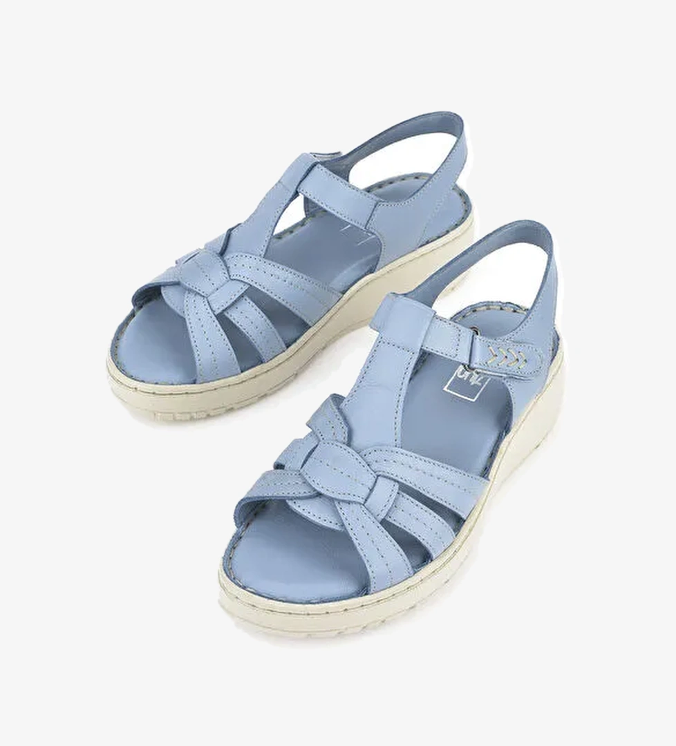 Kadın Hakiki Deri Sandalet 1511048Z501 Jean