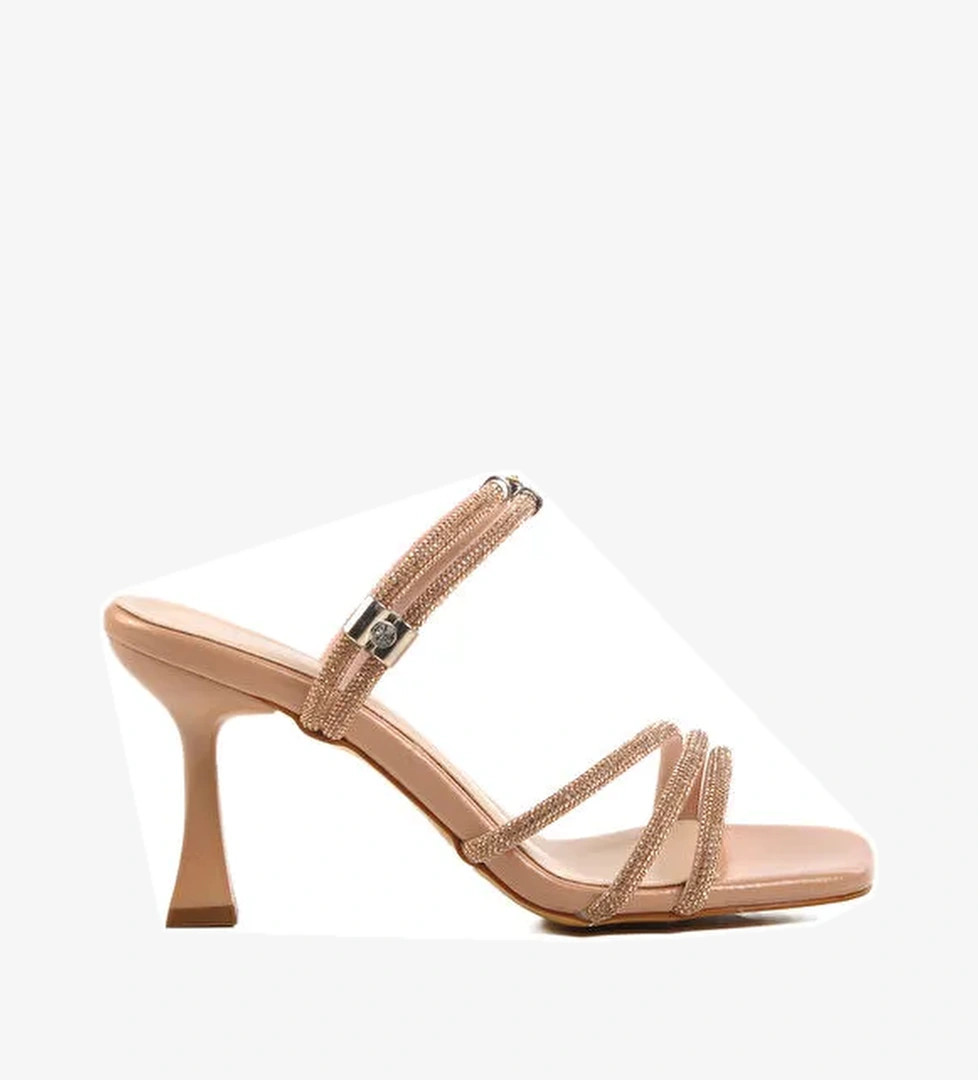 Nude Rugan Kadın Topuklu Ayakkabı 655372 Z