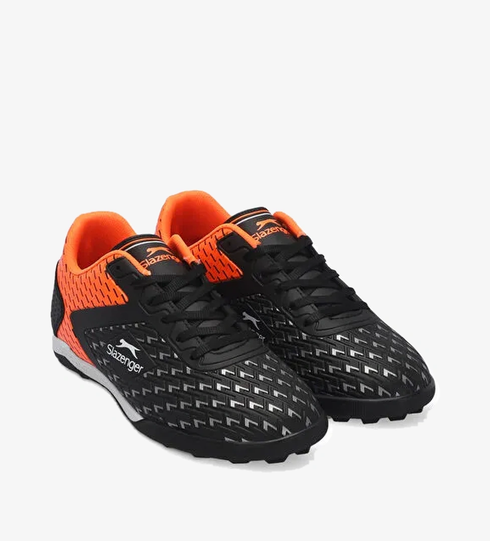 CYCLE I HS Unisex Çocuk Halı Saha Siyah / Turuncu Futbol Ayakkabısı