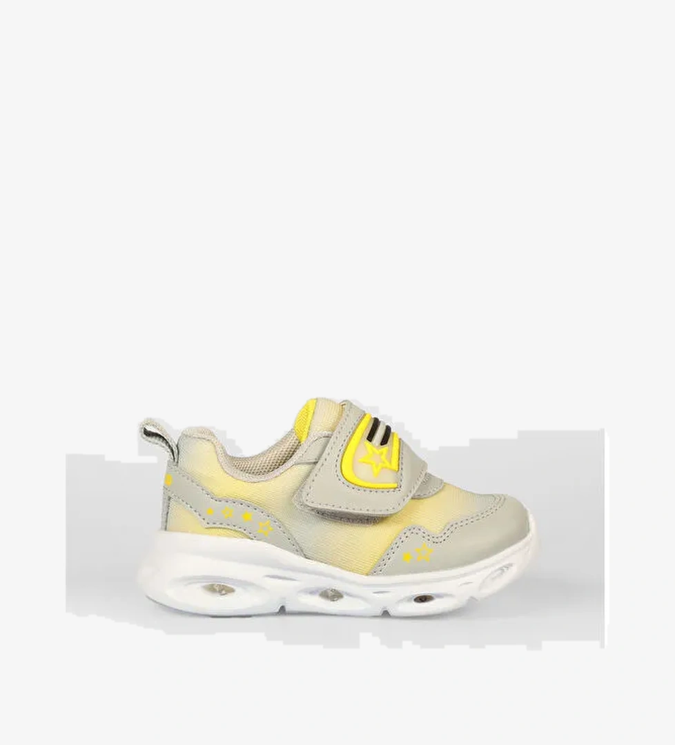 Kita II Işıklı Erkek Bebek Gri Spor Ayakkabı - Görsel 1