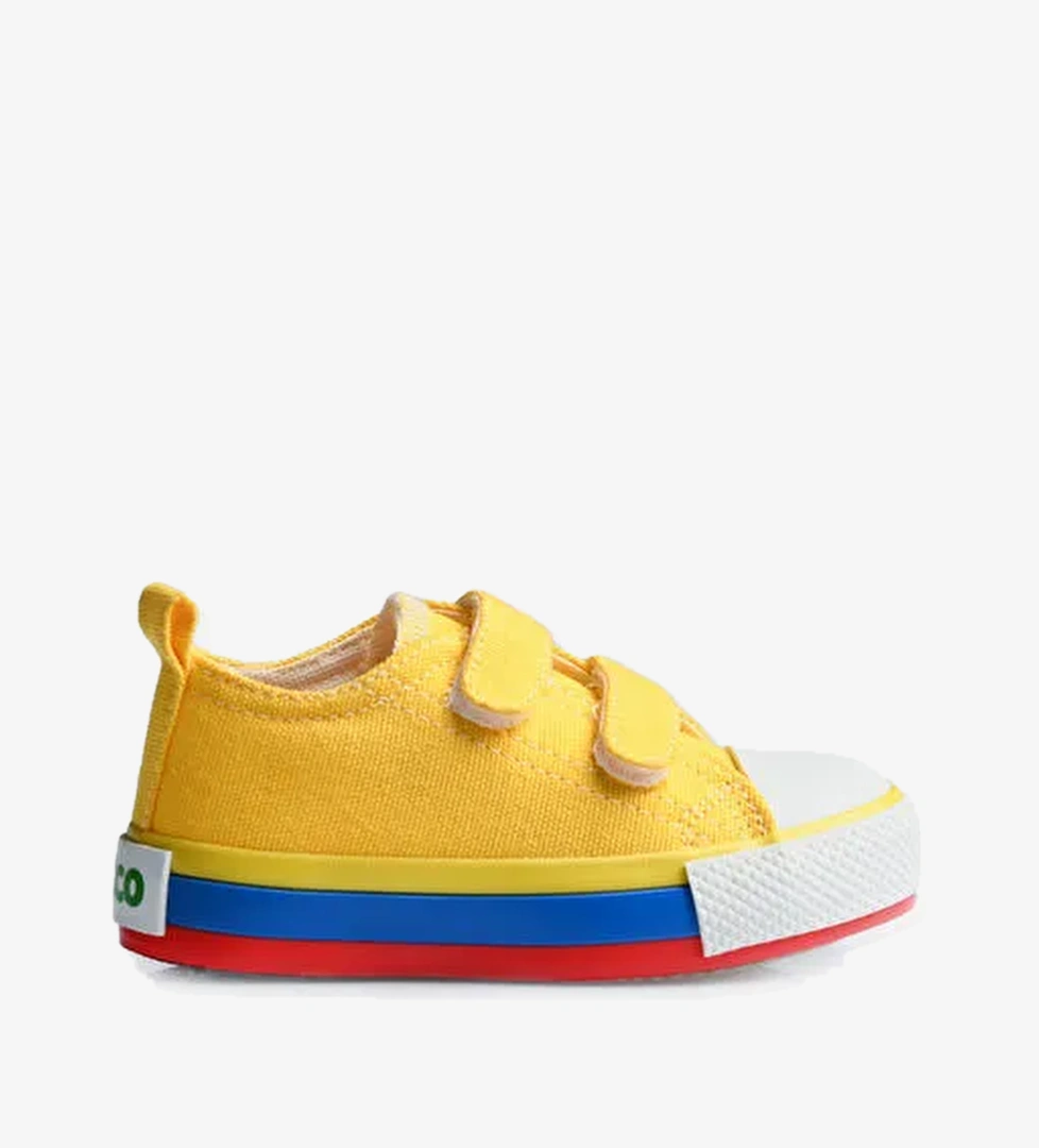 Vicco Pacho Basic Unisex Bebek Sarı Spor Ayakkabı model görseli