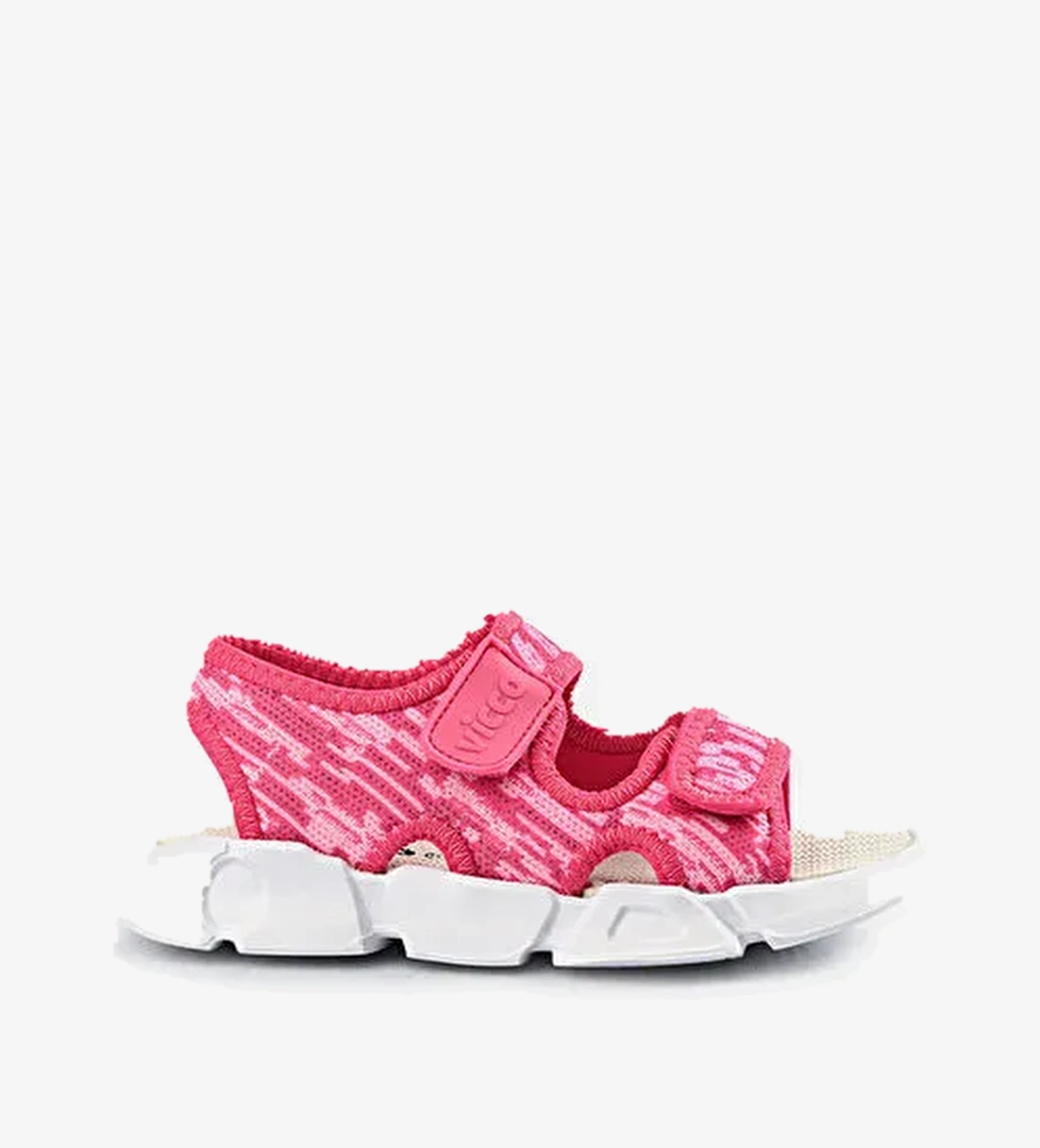 Kuki Hafif Kız Çocuk Fuşya Sandalet - Görsel 1