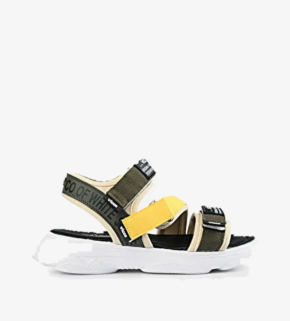 Chester Armalı Erkek Çocuk Haki Sandalet - Görsel 1