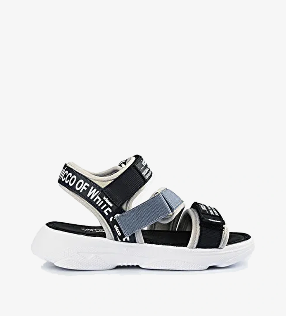 Chester Armalı Erkek Çocuk Jean Sandalet - Görsel 1