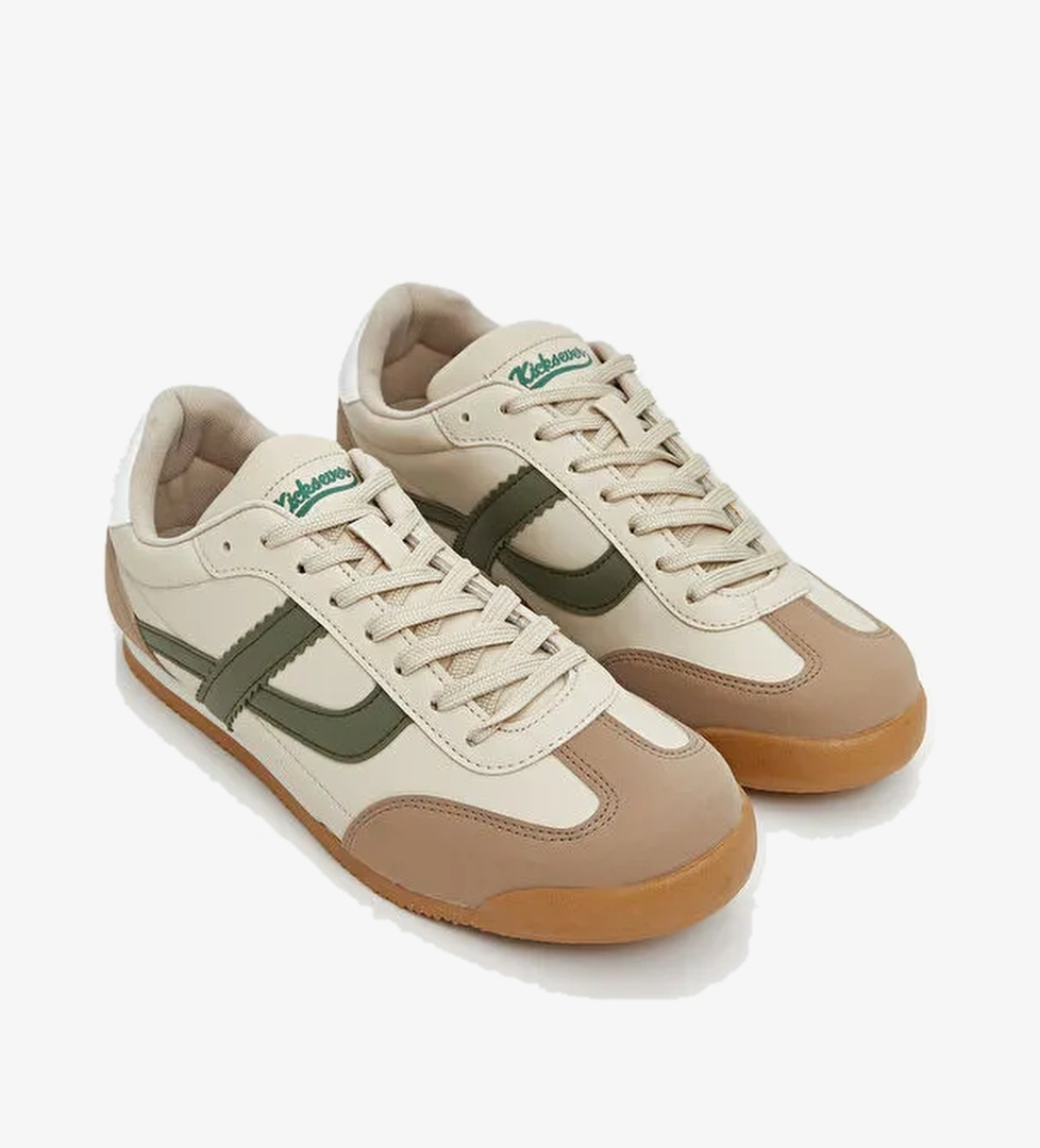 Once Renk Bloklu Bağcıklı Erkek Spor Ayakkabı model görseli