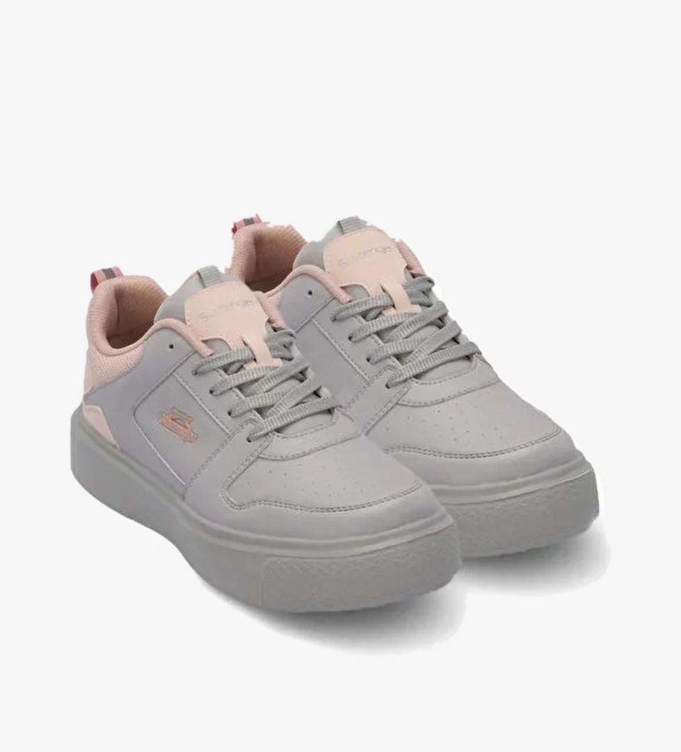 LONDON I Kadın Gri / Pembe Günlük Spor Ayakkabısı