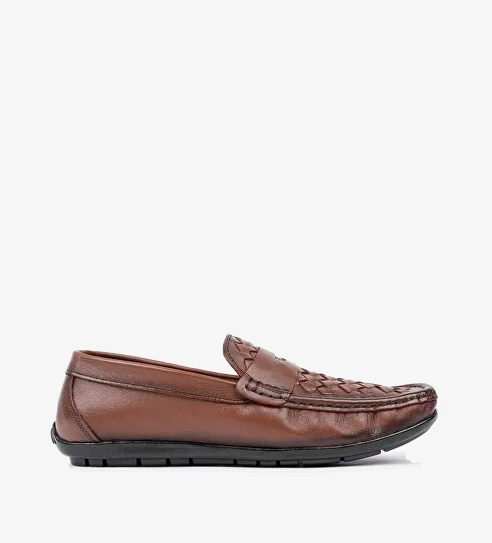 WOLTZ Klasik Hakiki Deri Günlük Erkek Ayakkabı