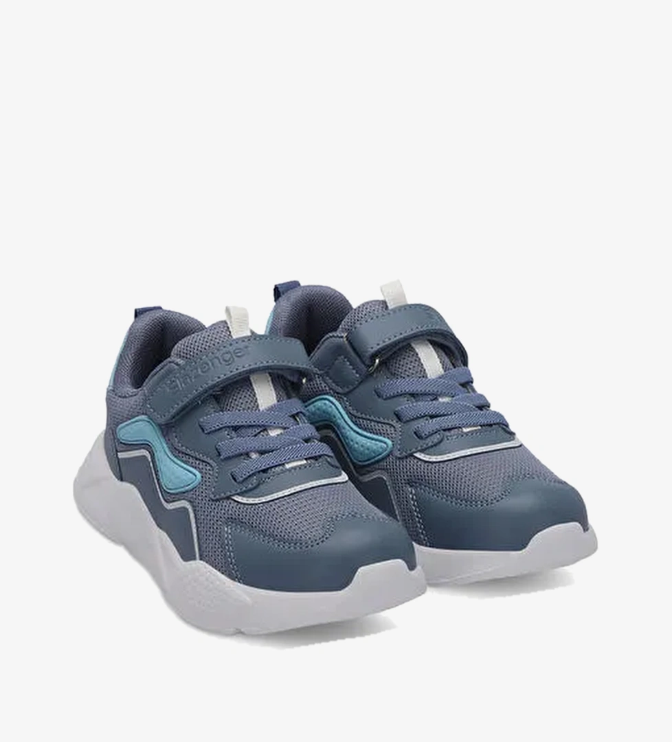 PESO I Erkek Cocuk Cirt Cirtli Mavi Sneaker
