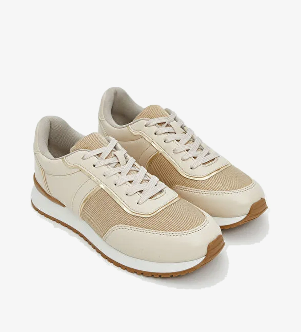 Lcw Steps Gri Lcw Steps Bağcıklı Kadın Spor Ayakkabı